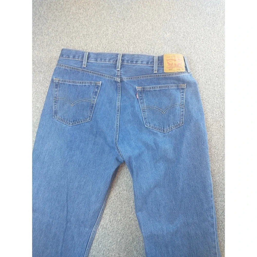 Levi's 550 Relaxed Fit Tapered Leg Men's Jeans Blue Medium Wash 40x31 Chore